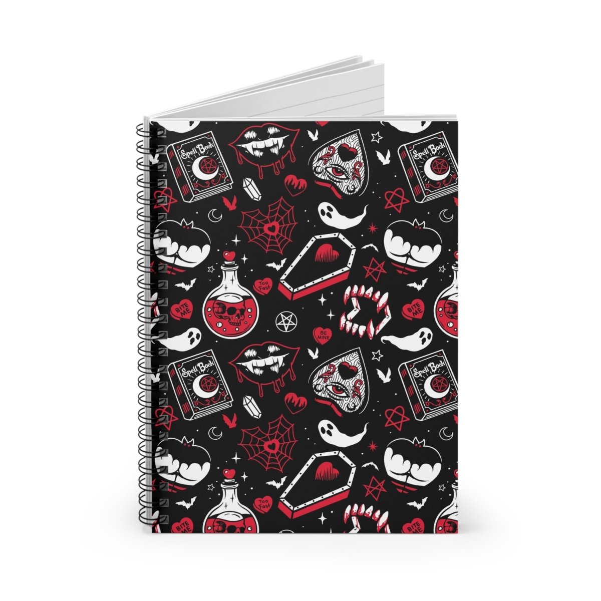 Too Fast | Bloody Vampire Spiral Notebook