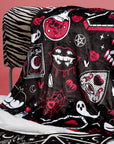 Too Fast | Bloody Vampire Velvet Plush Blanket