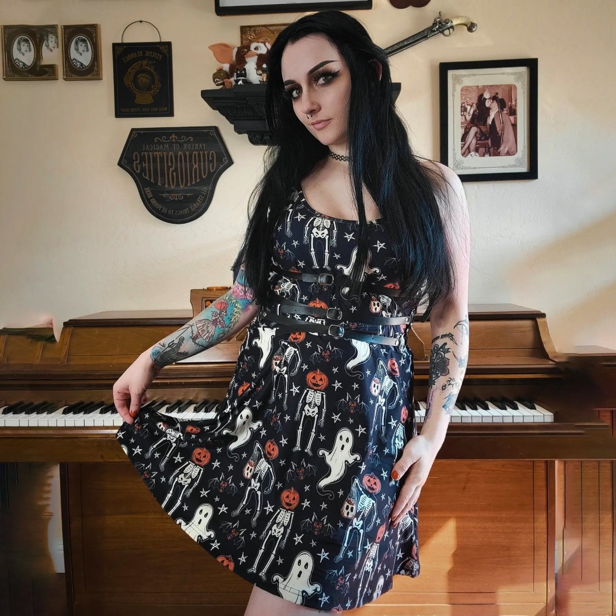 Halloween 2025 skater dress