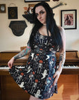 Too Fast | Boo! Vintage Ghost Halloween Skater Dress