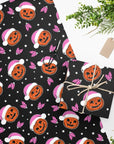 Too Fast | Christmas Jack-o-Lantern Pumpkin Gift Wrapping Paper