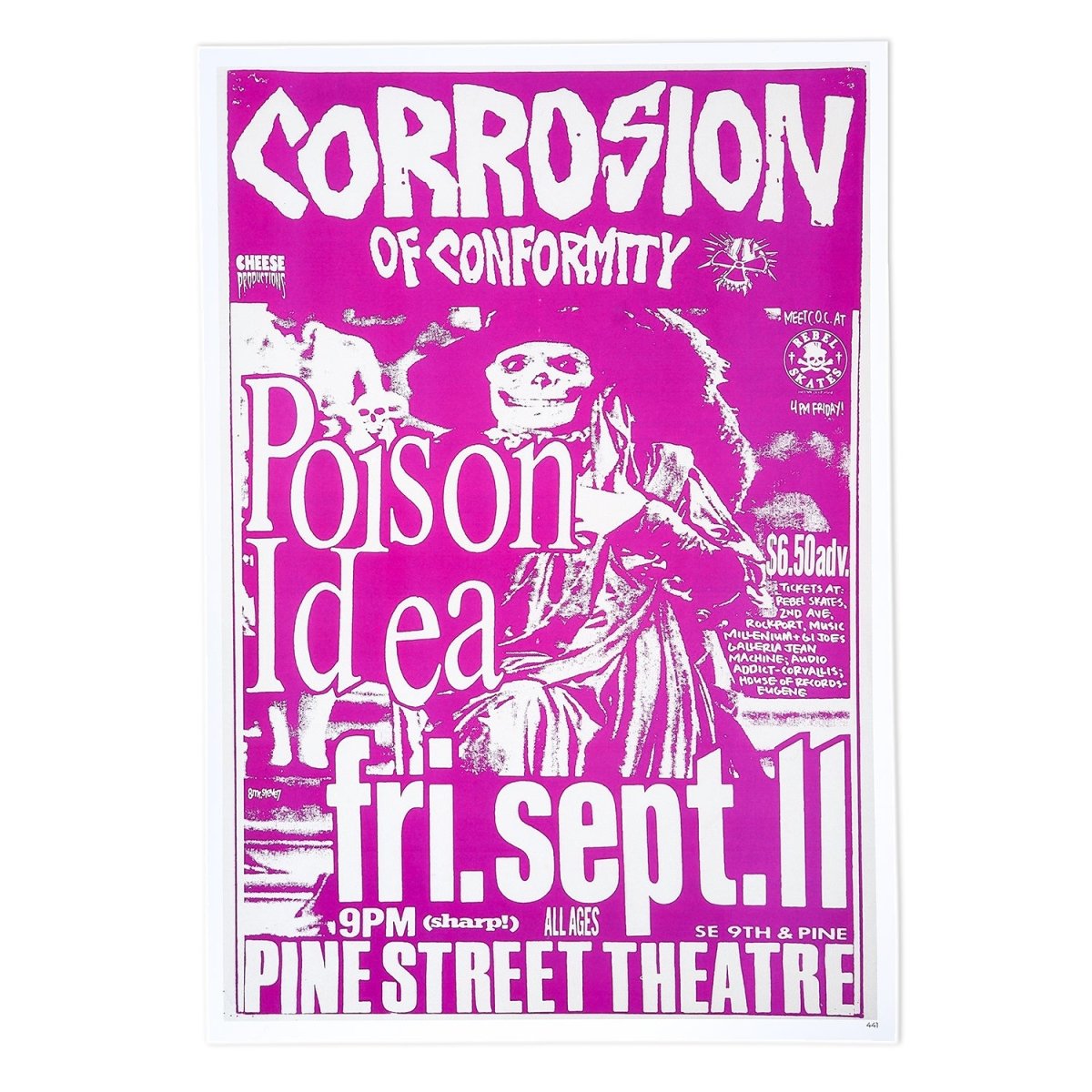 Too Fast | Corrosion of Conformity Concert Poster