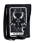 Too Fast | Cute Devil Tarot Card Crossbody Sling Tote Bag