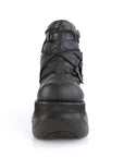 Too Fast | Demonia Boxer 13 | Black Vegan Leather Unisex Platform Boots