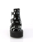 Too Fast | Demonia CREEPER-260 Black Vegan Leather Platform Creeper Boot