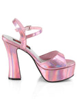 Too Fast | Demonia Dolly 09 | Pink Hologram Women's Sandals