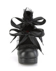 Too Fast | Demonia Gothika 53 | Black Vegan Leather Women's Platform Shoes