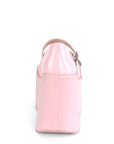 Too Fast | Demonia KERA-08 Baby Pink Holographic Patent Leather Platform Mary Jane