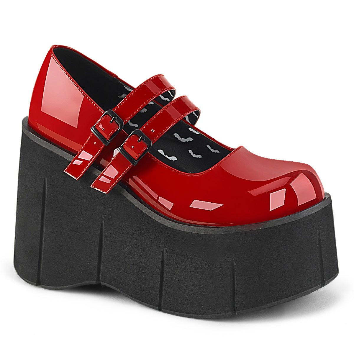 Red Vinyl Pumps for store Women. Demonia shoes. Demonia Shoes. Gothic, Punk, Emo