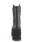 Too Fast | Demonia Kera 130 | Black Vegan Leather Women's Ankle Boots
