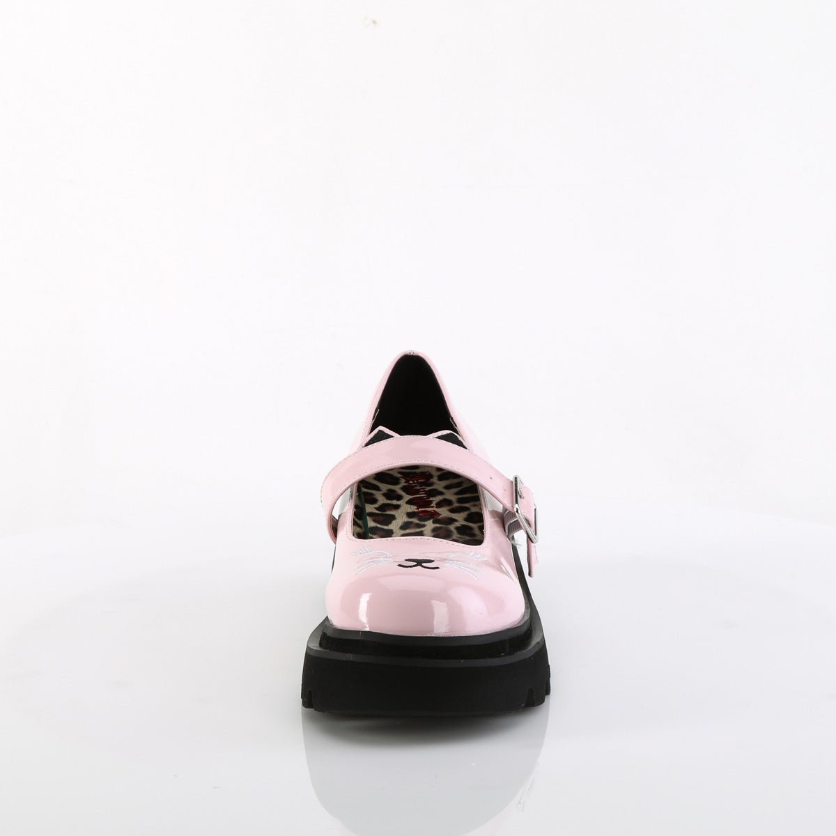 Too Fast | Demonia Renegade 56 | Baby Pink Patent Women's Mary Janes