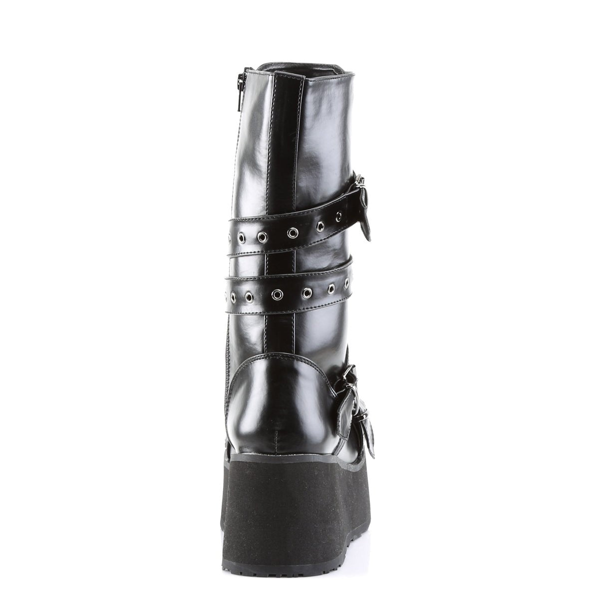 Too Fast | Demonia Trashville 205 | Black Vegan Leather Unisex Platform Boots