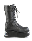 Too Fast | Demonia Trashville 250 | Black Vegan Leather Unisex Platform Boots