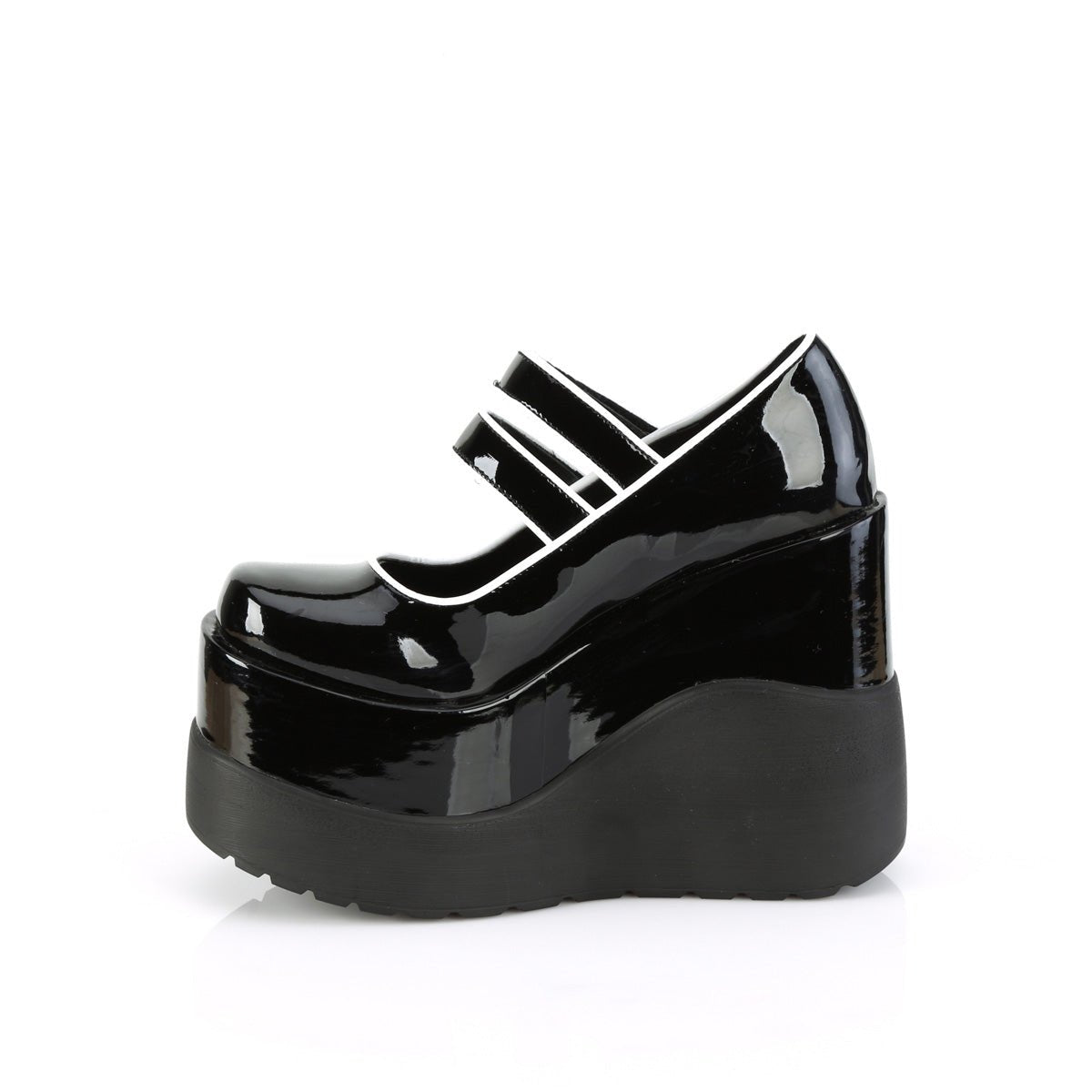 Too Fast | Demonia VOID-37 | Black Patent Leather Mary Janes
