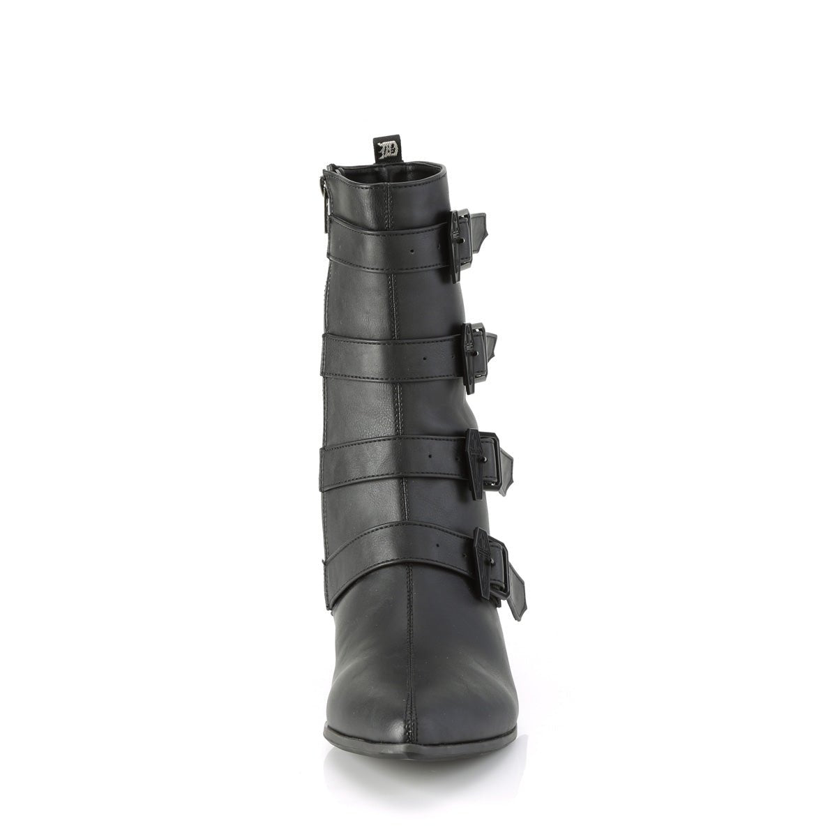 Too Fast | Demonia Warlock 110 C | Black Vegan Leather Unisex Platform Boots