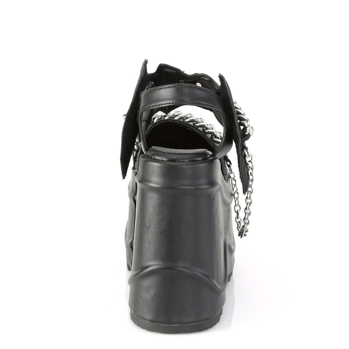 Too Fast | Demonia WAVE-20 | Black Vegan Leather Sandals