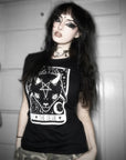 Too Fast | Devil Baby Goat Tarot Card Graphic Tee