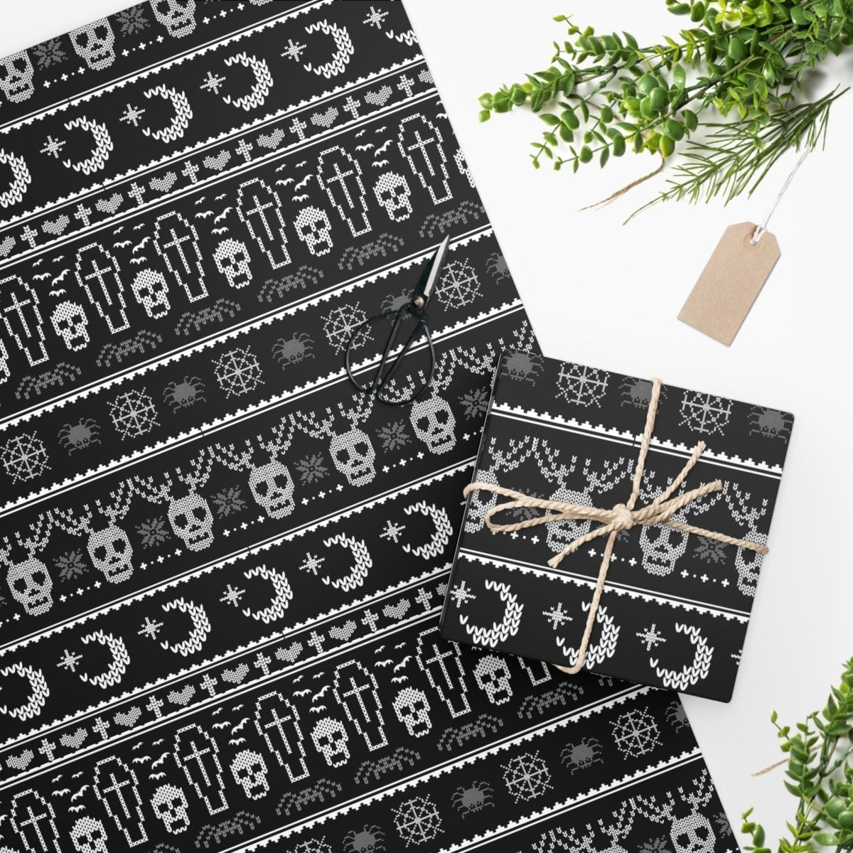 Too Fast | Eat, Drink, and Be Spooky Christmas Gift Wrapping Paper