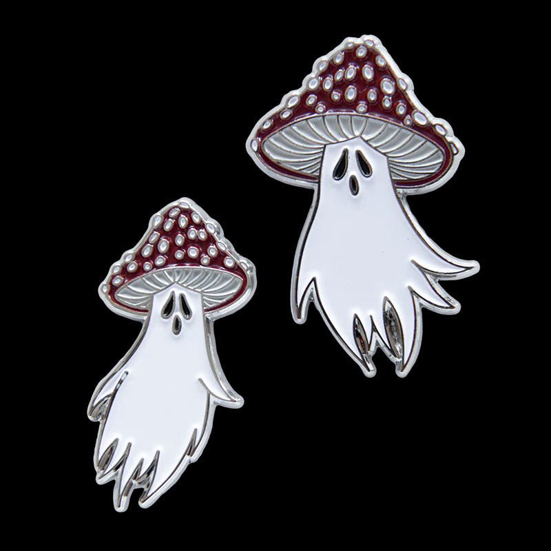 Too Fast | Ectogasm | Mushroom Ghosts Enamel Pin Set