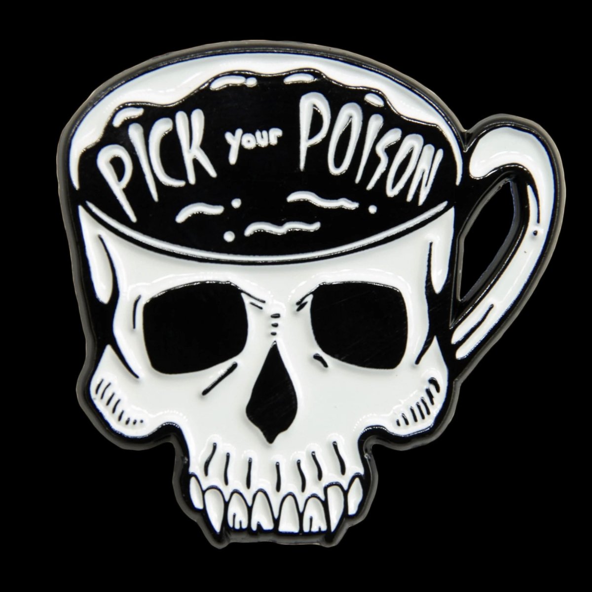 Too Fast | Ectogasm | Pick Your Poison Skull Enamel Pin