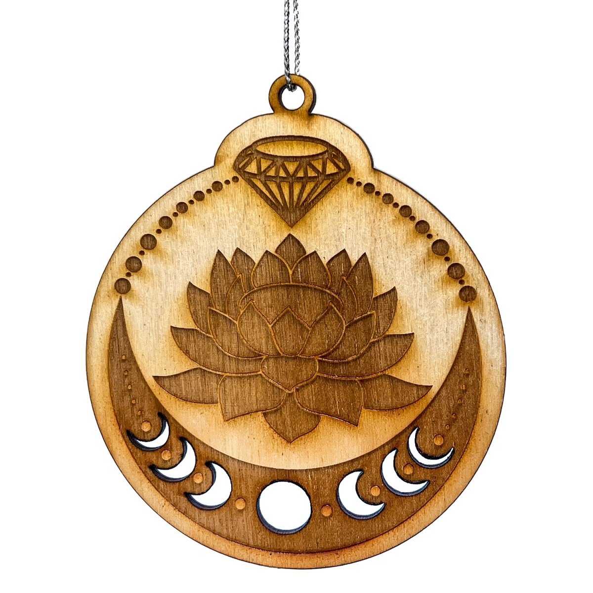 Too Fast | EvoL Soul | Lotus Flower Wood Christmas Ornament