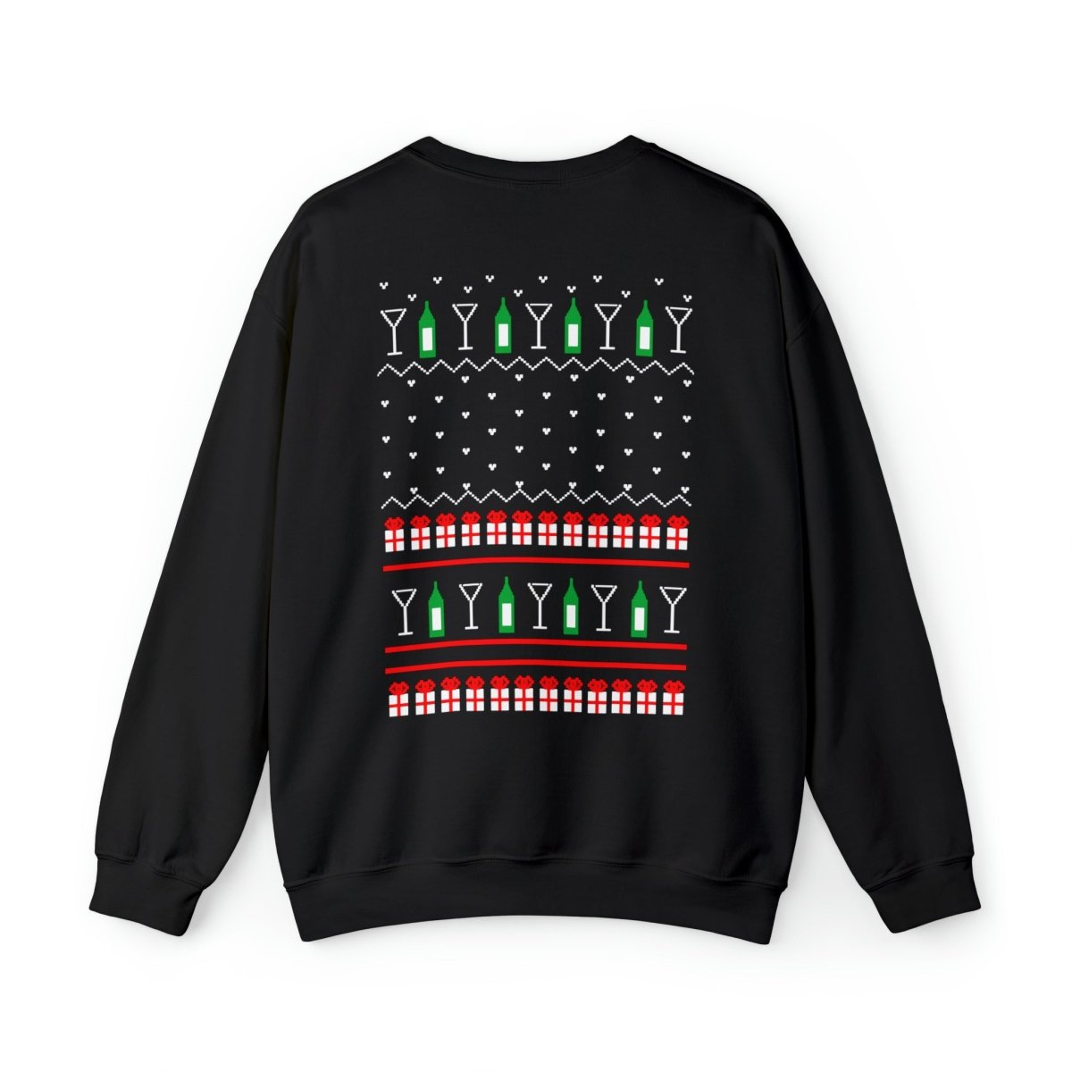 Too Fast | F Christmas Drunk Santa Crewneck Sweatshirt