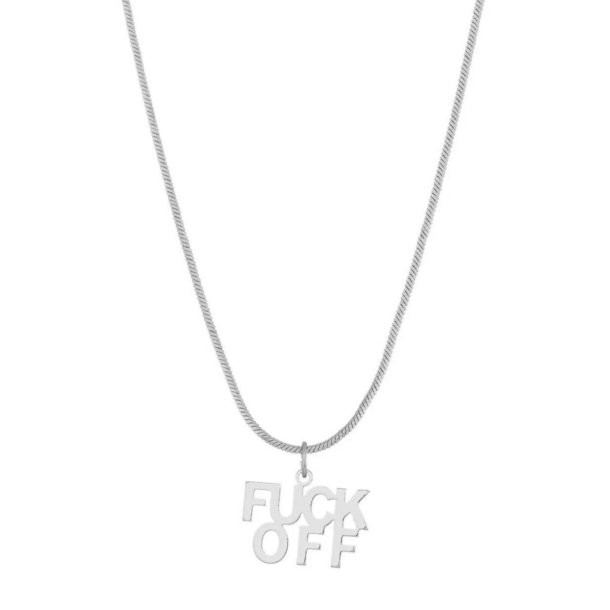Too Fast | F Off Dainty Necklace