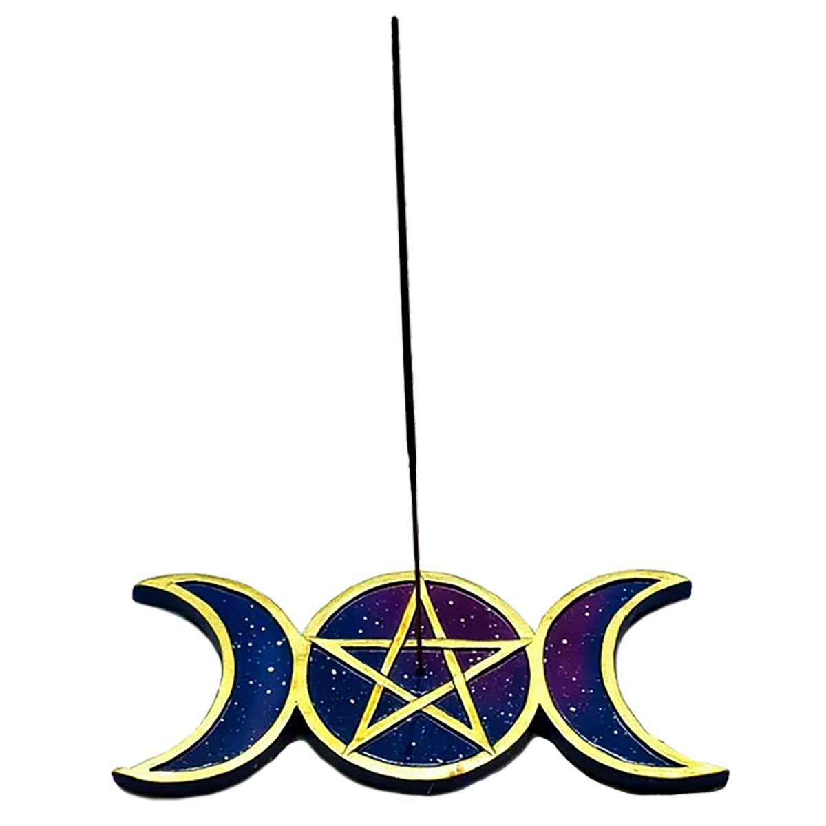 Too Fast | Fantasy Gifts | Triple Moon Pentagram Incense Burner