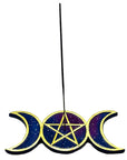 Too Fast | Fantasy Gifts | Triple Moon Pentagram Incense Burner