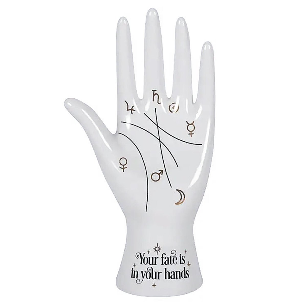Too Fast | Fantasy Gifts | White Palmistry Hand