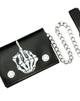 Too Fast | Funk Plus | F You Skeleton Hand Tri Fold Wallet