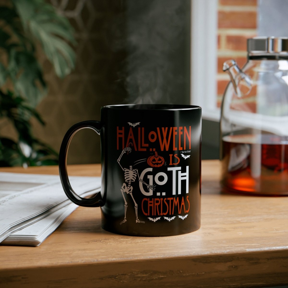 Too Fast | Goth Christmas Coffee Mug