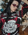 Too Fast | Hail Santa Satan Knit Christmas Sweater