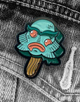 Too Fast | Hare Brained | Ice Scream Creature Soft Enamel Pin