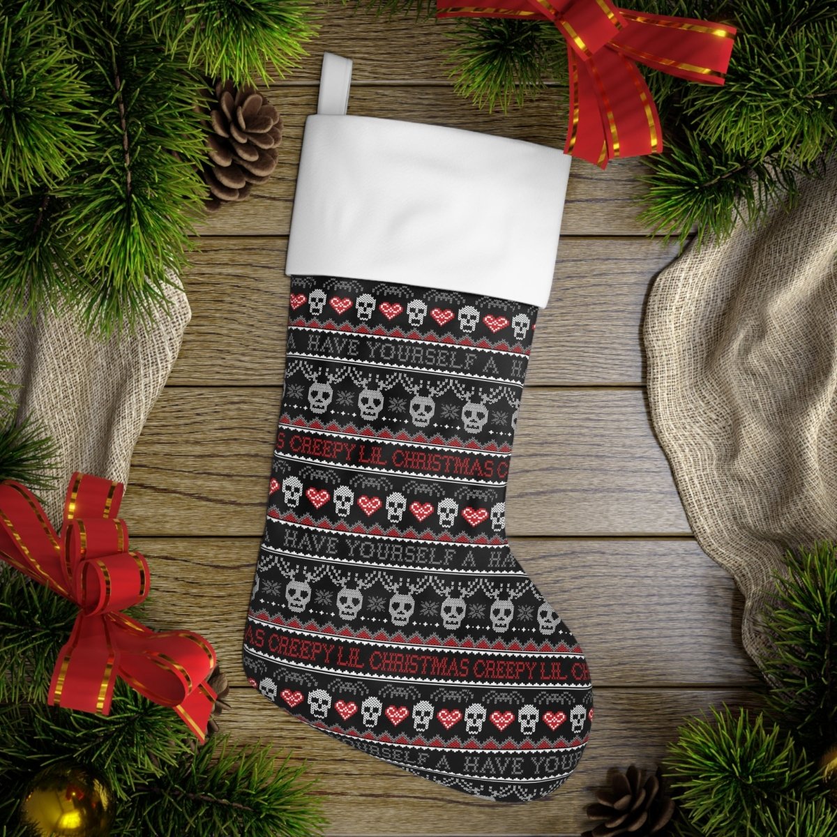 Too Fast | Have Yourself A Creepy Lil Christmas Holiday Christmas Stocking