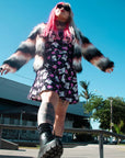 Too Fast | Kawaii Cat Fortune Cookie Skater Dress