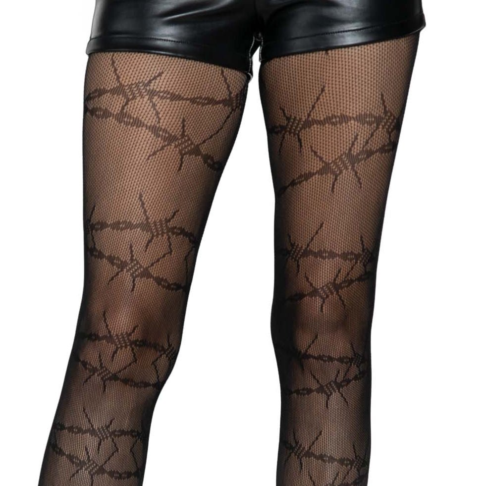 Too Fast | Leg Avenue | Barbed Wire Fishnet Stockings
