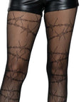 Too Fast | Leg Avenue | Barbed Wire Fishnet Stockings