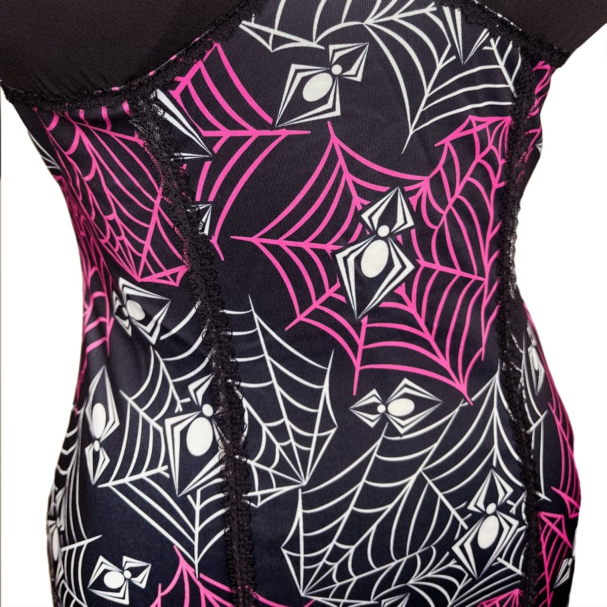 Too Fast | Love Webs Spiderwebs Chaos Cami Dress
