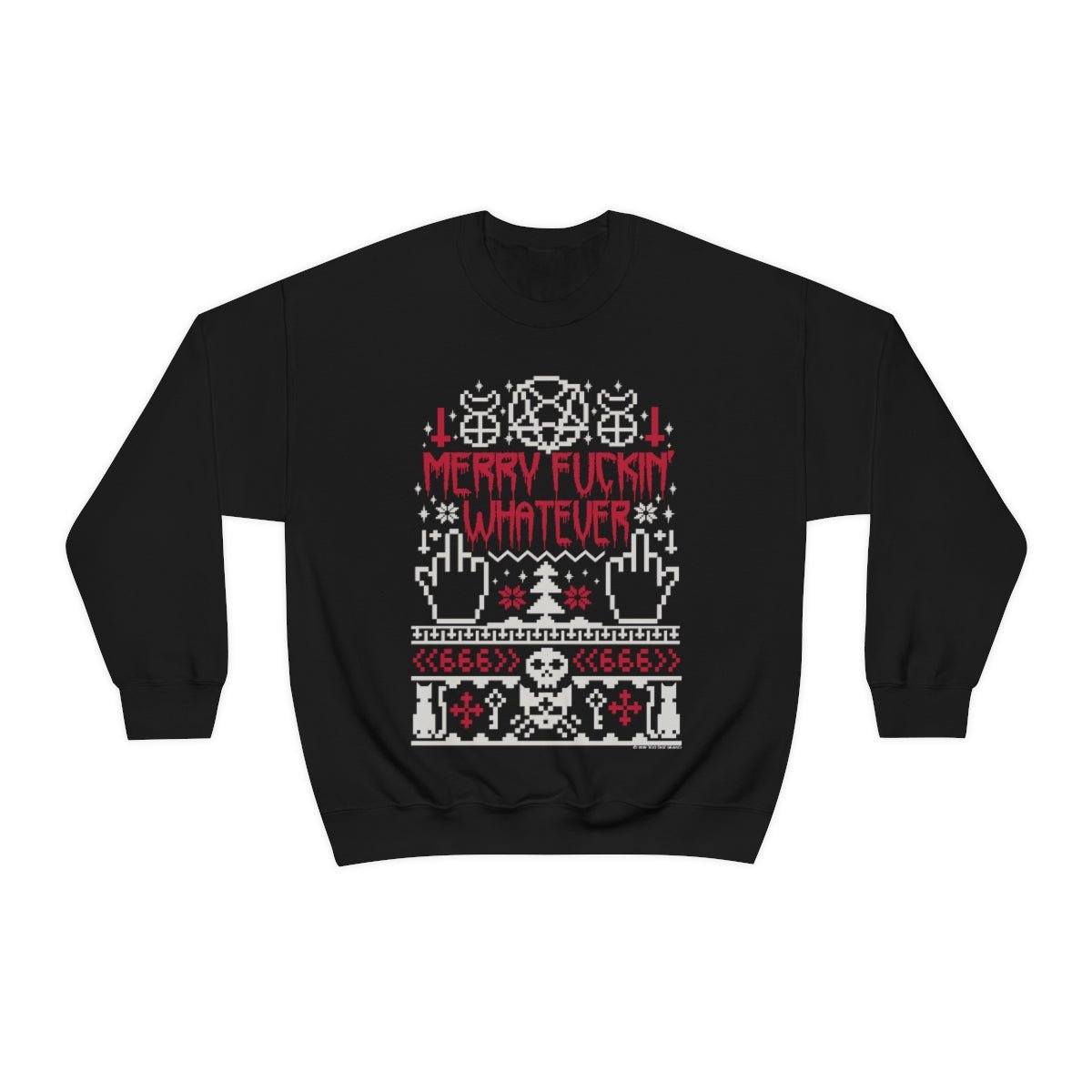 Too Fast | Merry F-ing Whatever Christmas Crewneck Sweatshirt