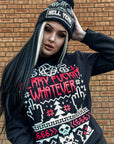 Too Fast | Merry F-ing Whatever Christmas Crewneck Sweatshirt