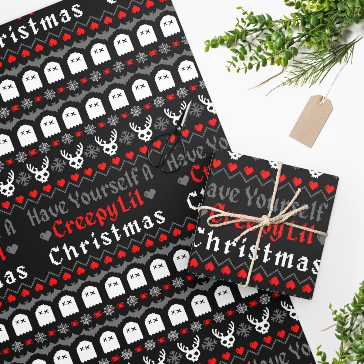 Too Fast | Merry Little Creepmas Christmas Gift Wrapping Paper