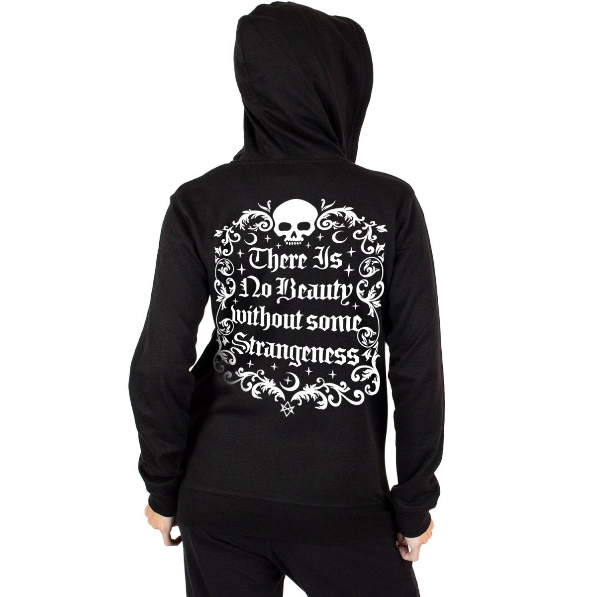 Too Fast | No Beauty Without Strangeness Zip Up Hoodie Hooded Sweatshirt