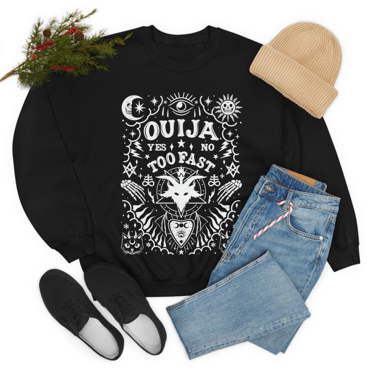 Too Fast | Ouija Magic Crewneck Sweatshirt
