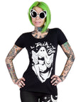 Too Fast | Peek A Boo Ghost Womens Graphic T Shirt