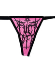 Too Fast | Pink F Off Thong Underwear