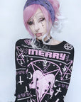 Too Fast | Pink Merry 666mas Knit Christmas Sweater