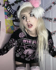 Too Fast | Pink Merry 666mas Knit Christmas Sweater