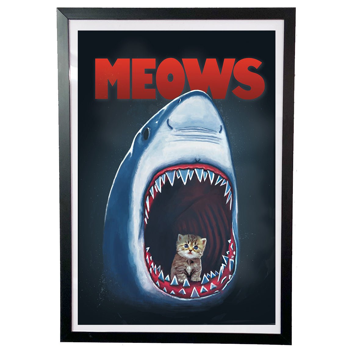 Too Fast | Poster Art Print | Vintage Meows Parody Movie Poster