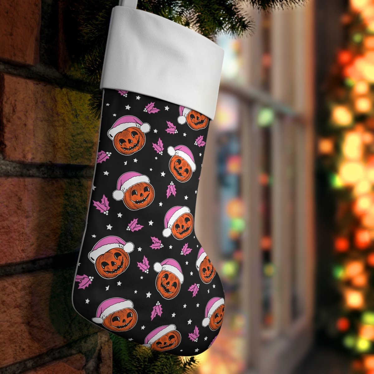 Too Fast | Pumpkin Claus Holiday Christmas Stocking